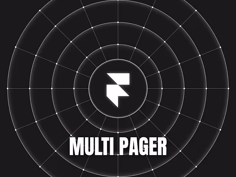 Cover image for Multi-Pager in Framer (Design + Development)