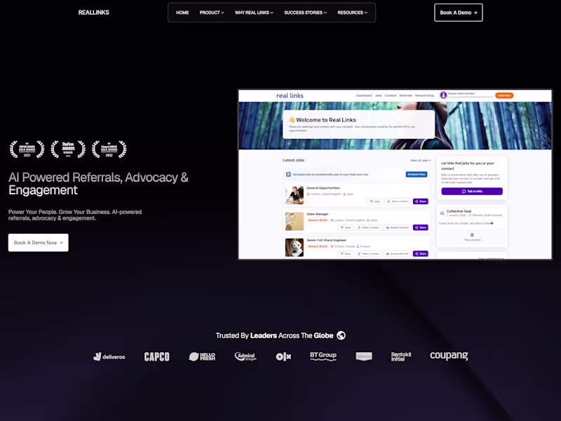 Cover image for Real Links website refresh