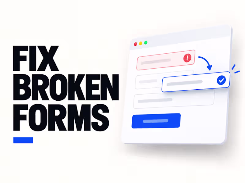 Cover image for Fix for a broken React, Next.js or Nuxt form