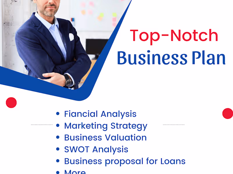 Cover image for I will a prepare topnotch business plan for your business