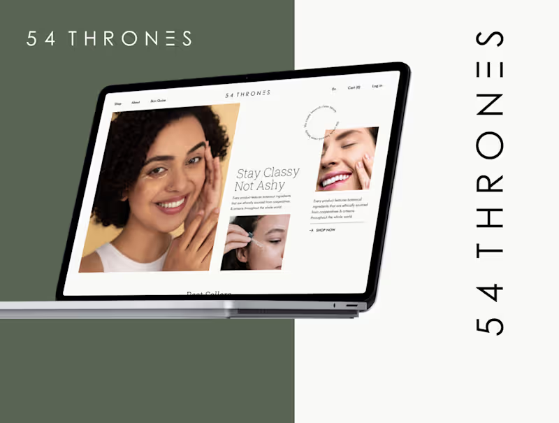 Cover image for 54 Thrones Website