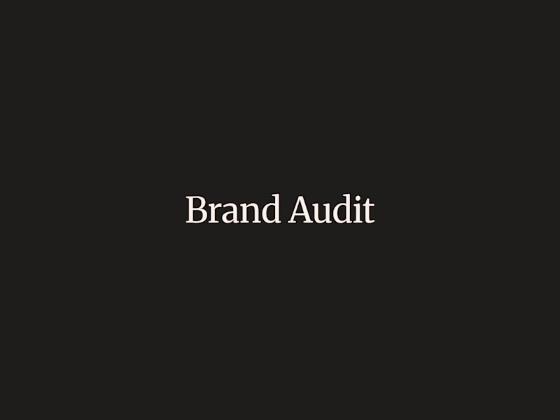 Cover image for Brand Audit