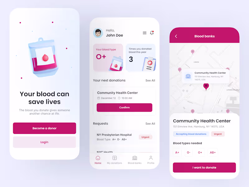 Cover image for Blood Donor App