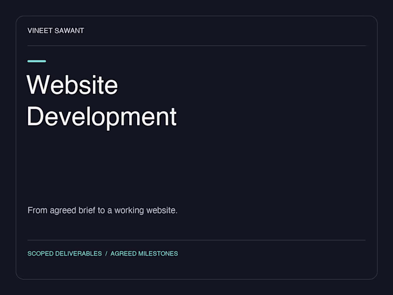 Cover image for Website Development from Brief to Launch