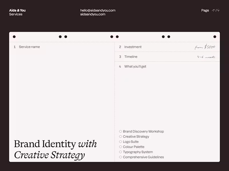 Cover image for Brand Identity Design with Creative Strategy