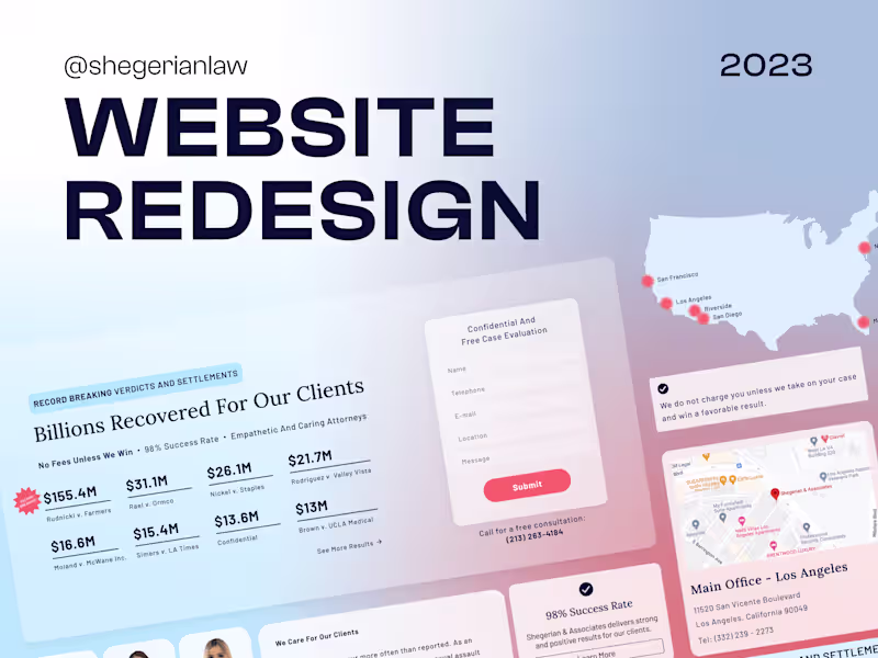 Cover image for Law Firm | Website Redesign