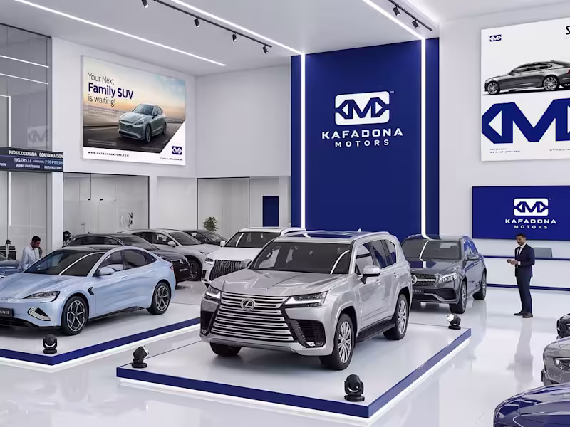 Cover image for KAFADONA MOTORS| BRAND IDENTITY DESIGN