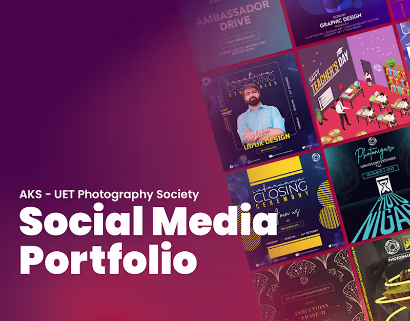 Cover image for AKS | Social Media Portfolio | Photography Society