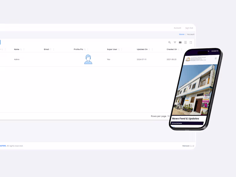 Cover image for NIPRM V1 — Research Institute Website Foundation