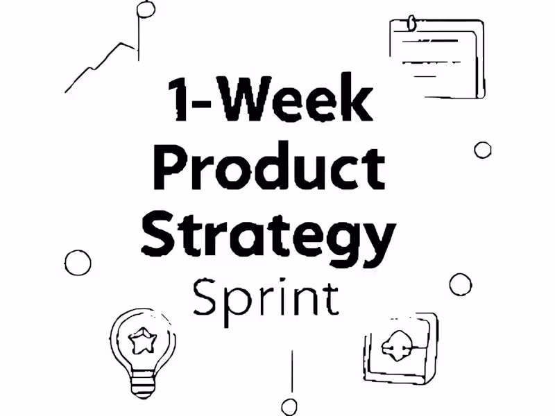 Cover image for 1-Week Product Strategy Sprint
