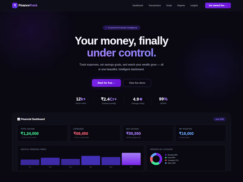Cover image for Personal Finance App