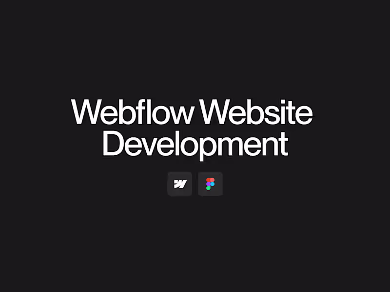 Cover image for Webflow Website Development