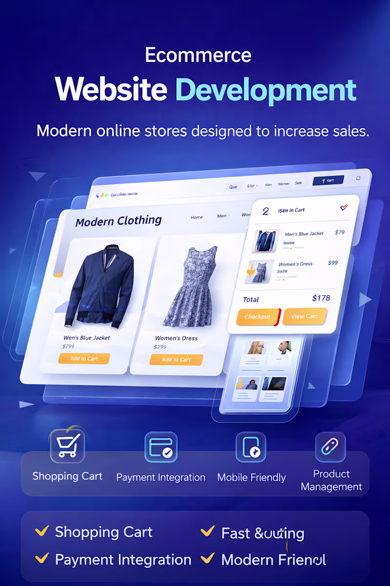 Cover image for Ecommerce Website Development