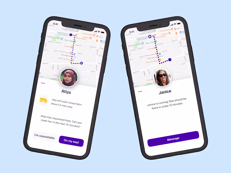 Cover image for Nearby, a digital service for refugees
