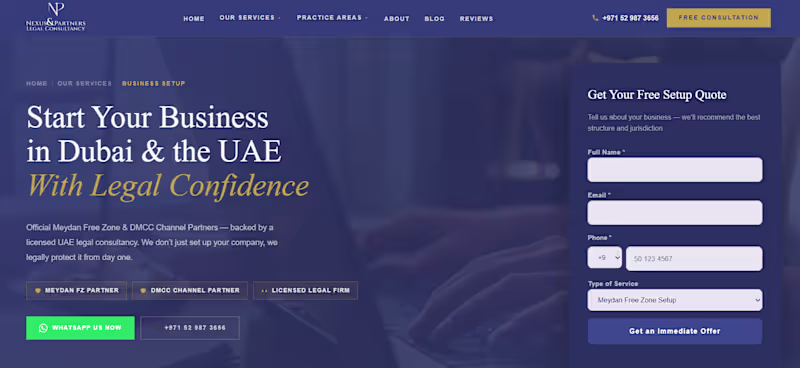 Cover image for Nexus & Partners, a law
