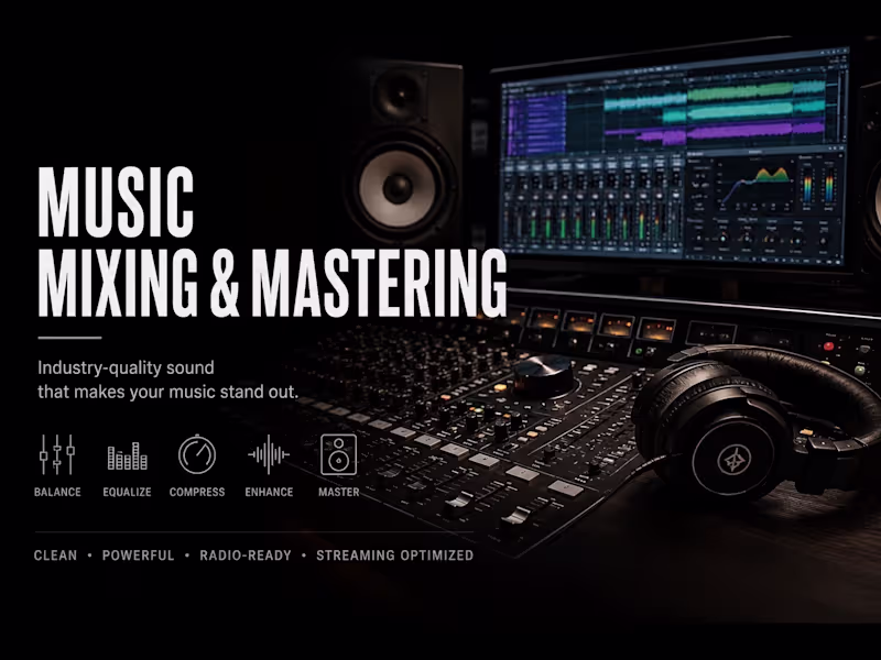 Cover image for Music Mixing & Mastering