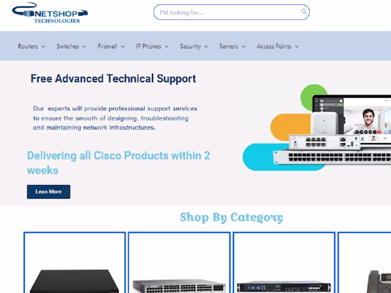 Cover image for Netshop Technologies Ecommerce web design