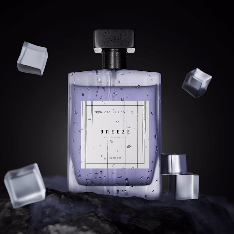 Cover image for 3D Perfume Bottle - Advertisement Project