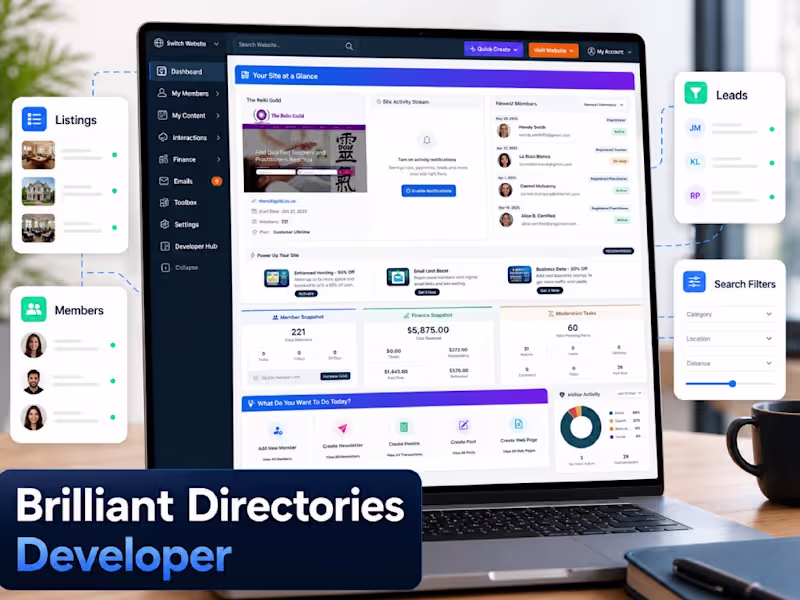 Cover image for Brilliant Directories Developer