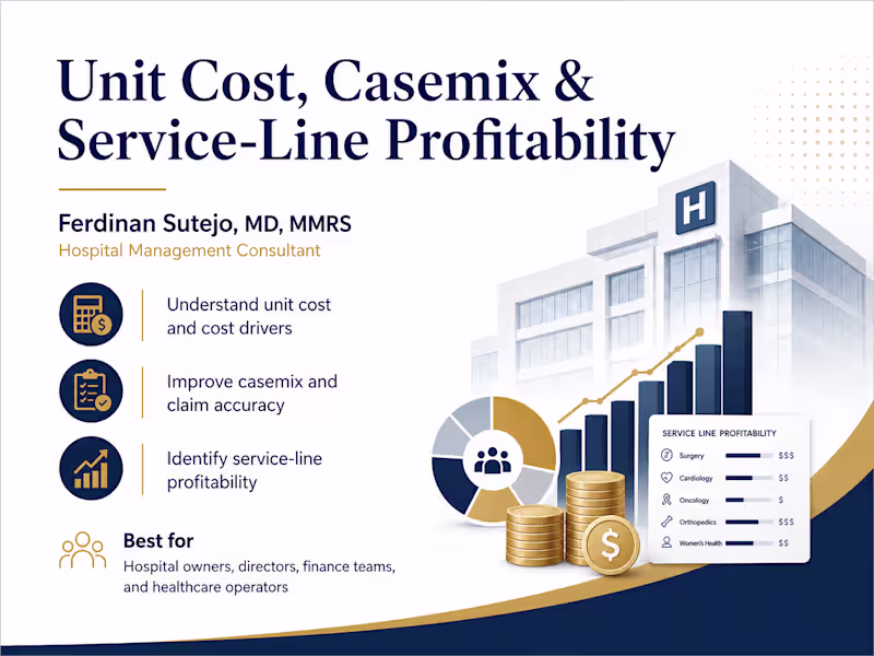 Cover image for A hospital finance and casemix
