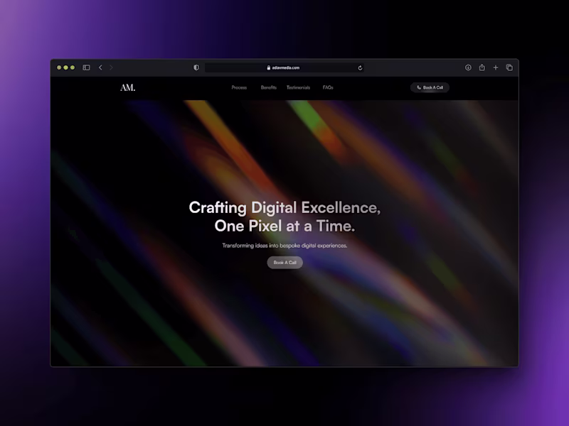 Cover image for Adiav Media Portfolio Website