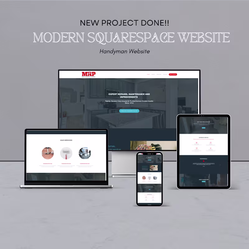 Cover image for A construction and handyman company