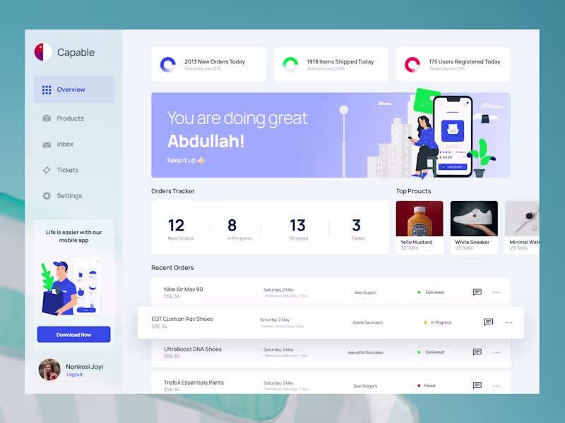 Cover image for Multi Vendor eCommerce Web Application UI Design