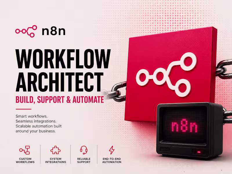Cover image for n8n Workflow Architect | Build, Support & Automate