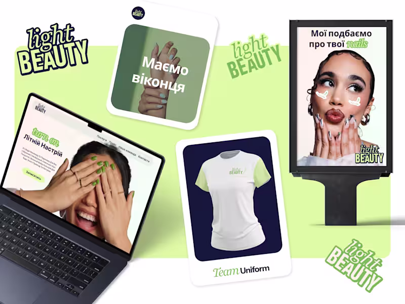 Cover image for Logotype Creation for Light Beauty (Nails Studio)