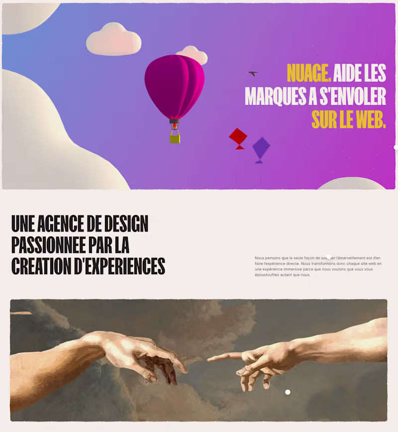 Cover image for Nuage. Design