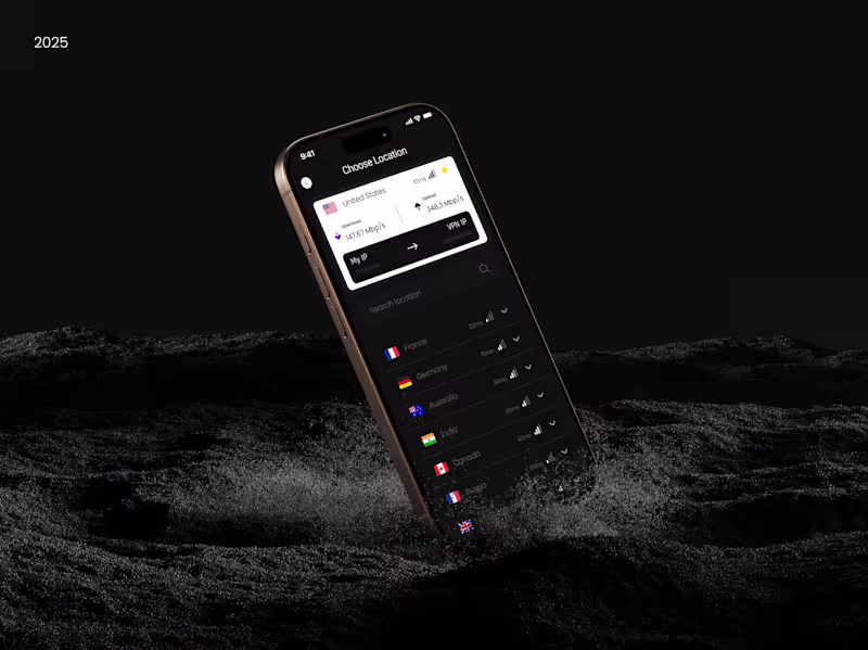 Cover image for Phantom VPN UX/UI Design Project