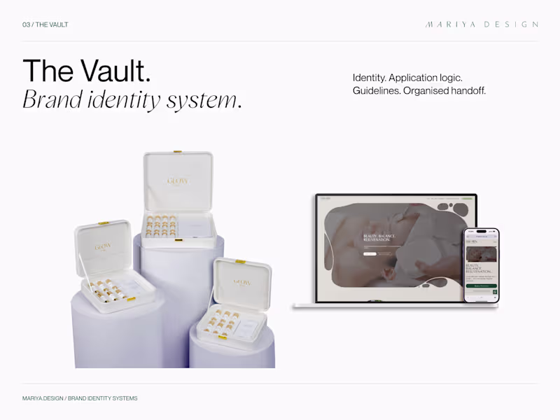 Cover image for The Vault · Brand Identity System