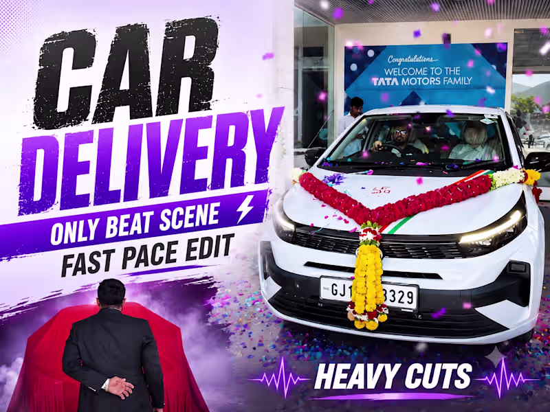 Cover image for Edited a high-energy car delivery