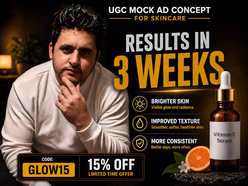 Cover image for Direct-Response Skincare UGC Ad |
