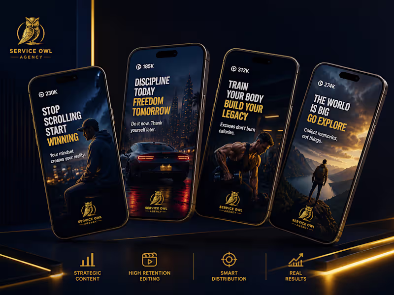 Cover image for Professional Short-Form Starter Pack (4 Videos)