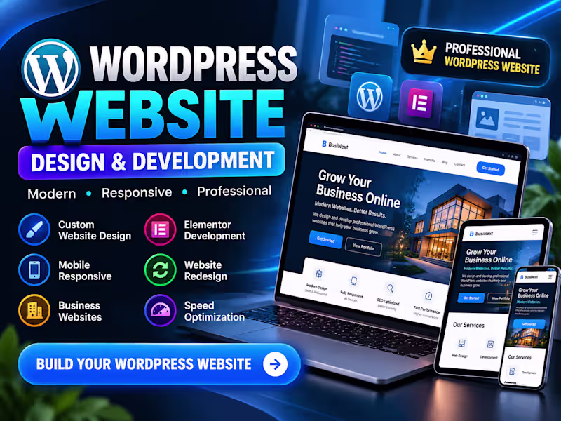 Cover image for WordPress Website Design & Development