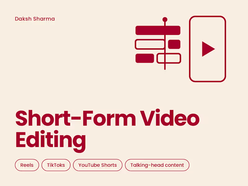 Cover image for Short-Form Video Editing