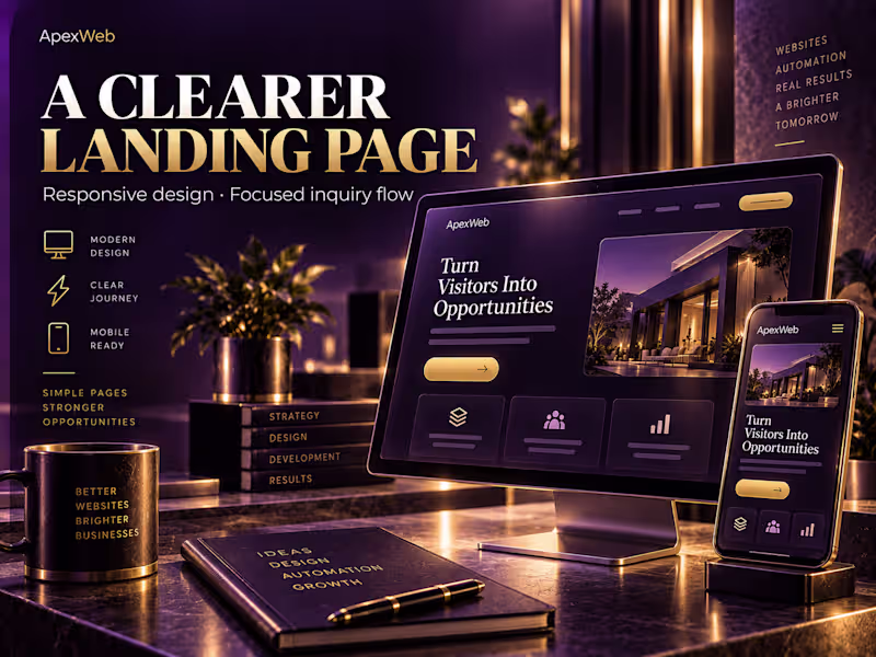 Cover image for Responsive Business Landing Page