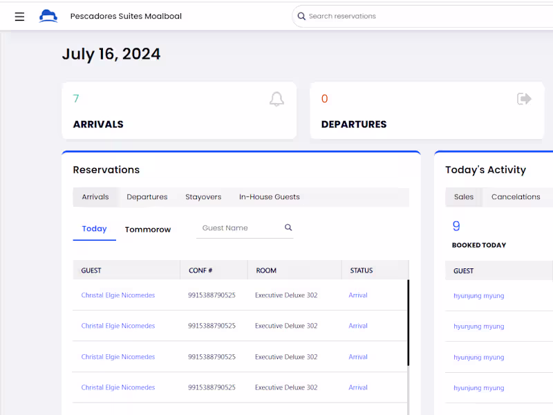 Cover image for Cloudbeds Dashboard