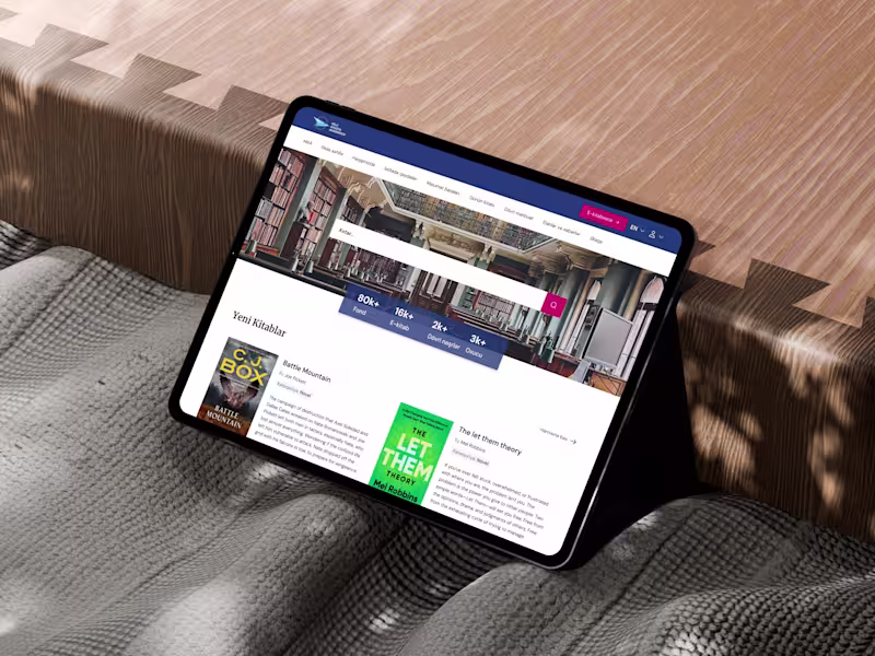 Cover image for A University Library Website
