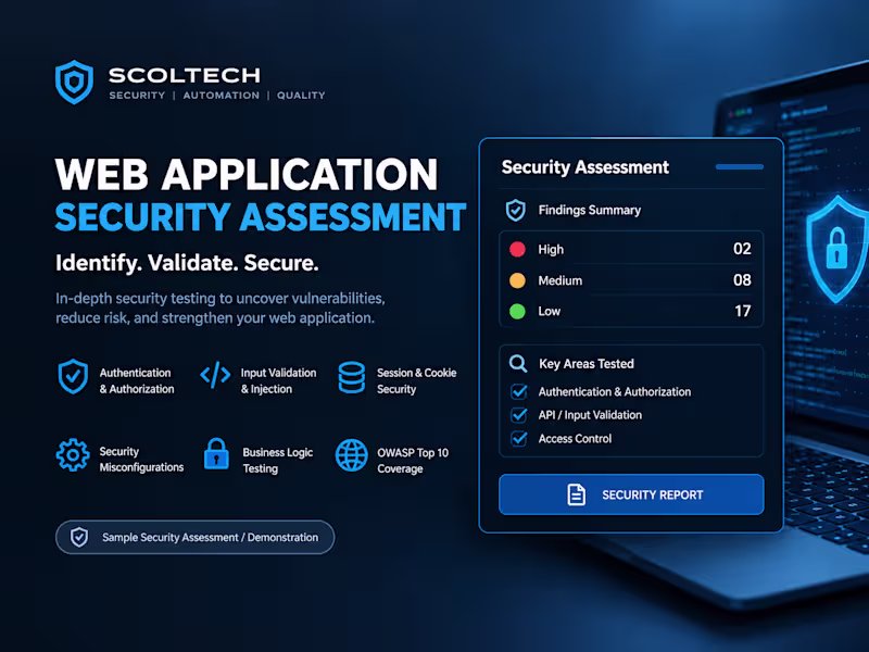 Cover image for Web Application Penetration Testing