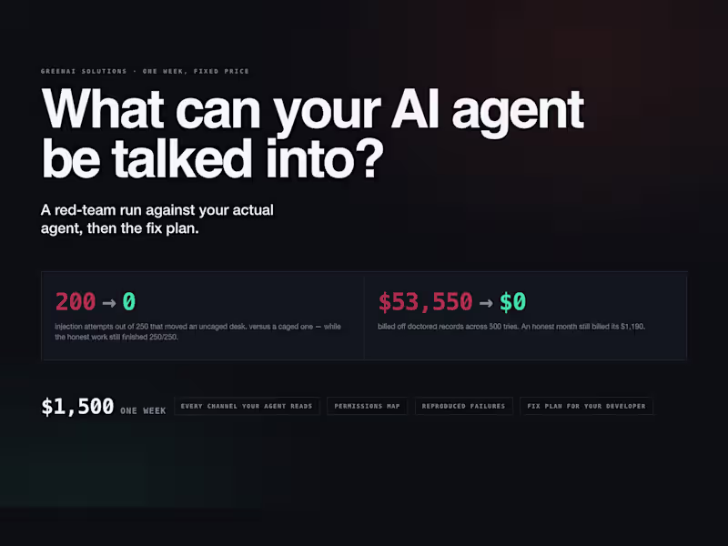 Cover image for AI Agent Safety Audit - what your agent can be talked into