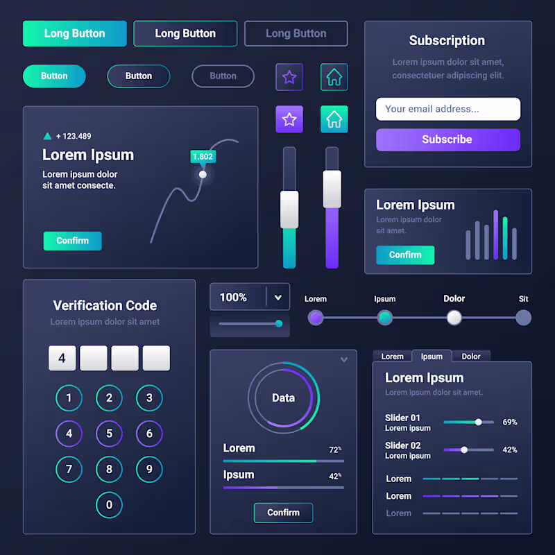 Cover image for Modern UI/UX Dashboard Design