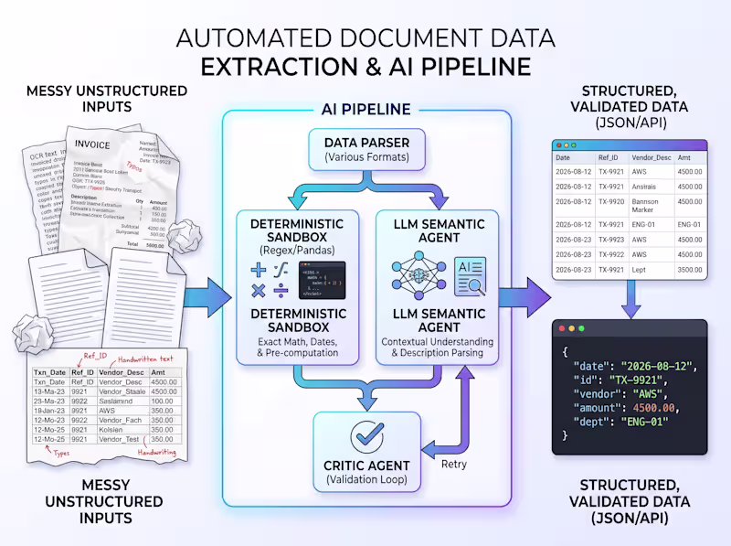 Cover image for Automated Data Extraction & Workflow Pipeline
