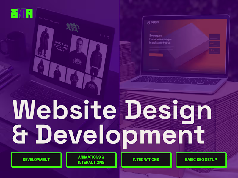 Cover image for Website Design & Development