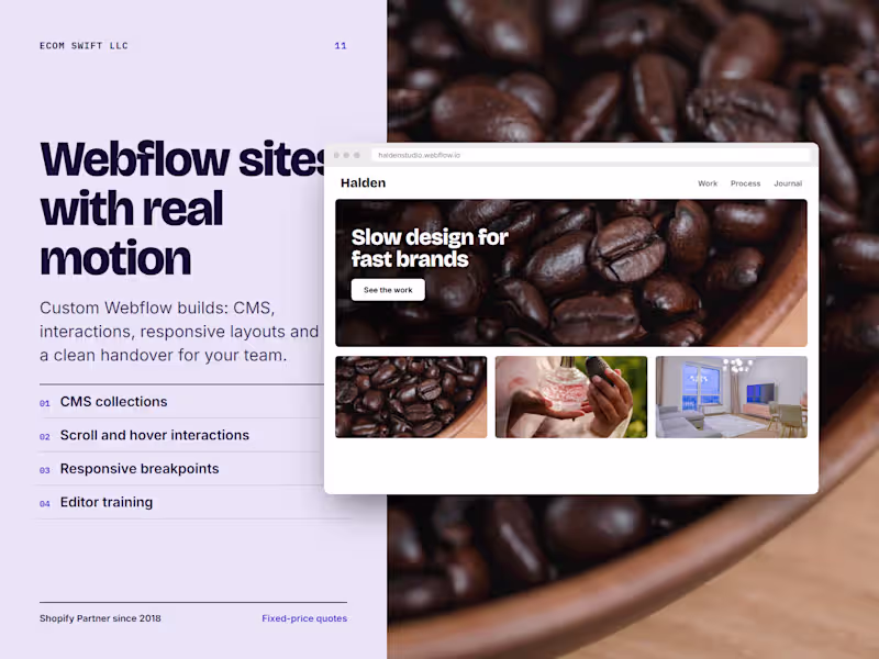 Cover image for Webflow Website Design and Development