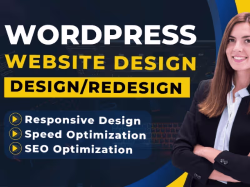 Cover image for WordPress website development, design or redesign WordPress blog