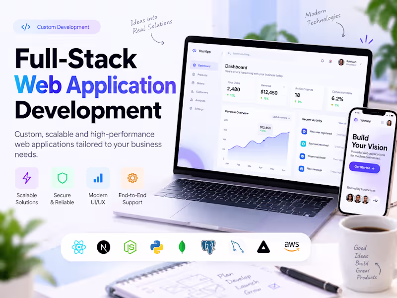 Cover image for Full-Stack Web Application Development