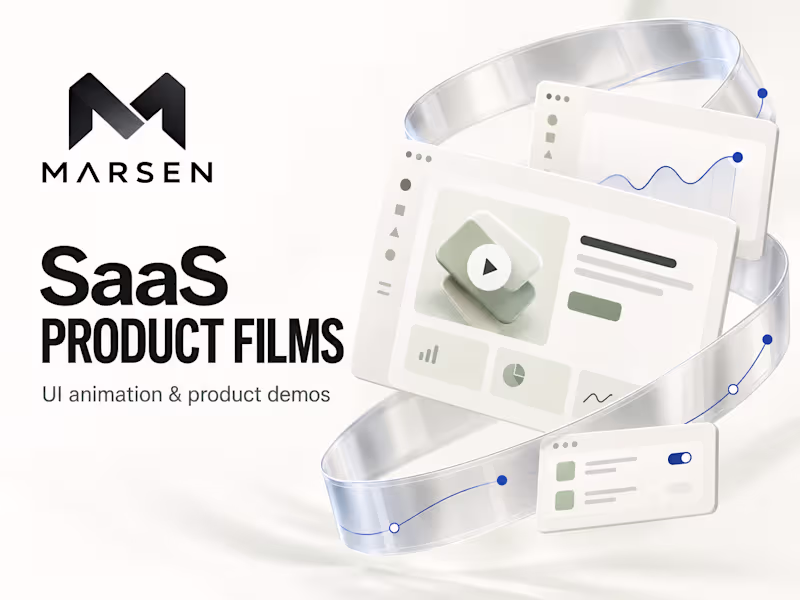 Cover image for Premium SaaS Product Films and UI Animation