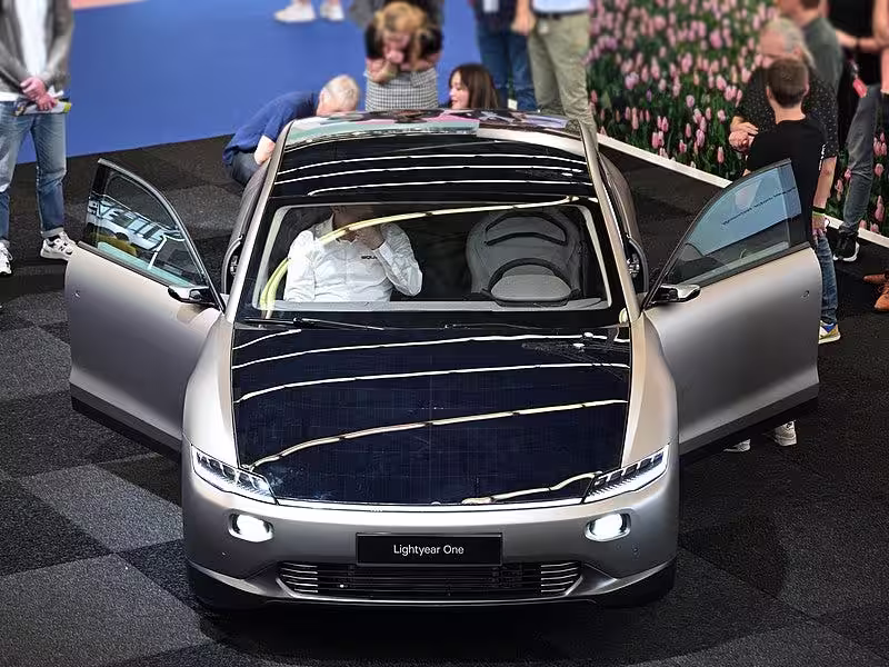 Cover image for Slapping on a solar panel on the roof of an EV doesn’t give it …